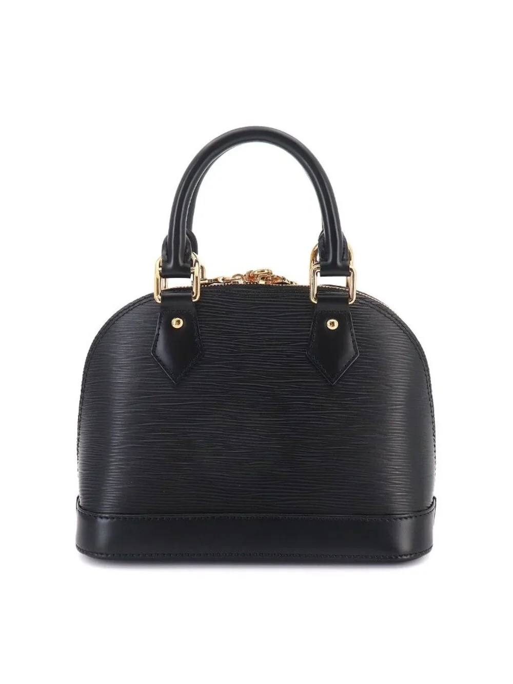 Louis Vuitton LV Takashi Murakami Epi Alma BB 2-Way Bag Black